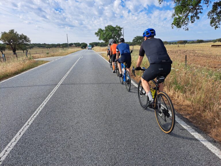 Cycling safely on Portugal N2 road